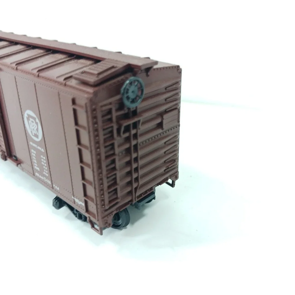 Athearn HO Scale Pennsylvania Railroad PRR 40 Ft Box Car 118489 Tuscan Red 1206